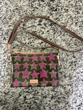 Consuela Willow Midtown Crossbody with Striped Strap